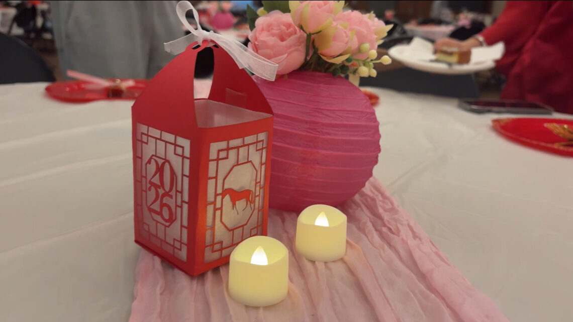 paper lanter made for lunar new year